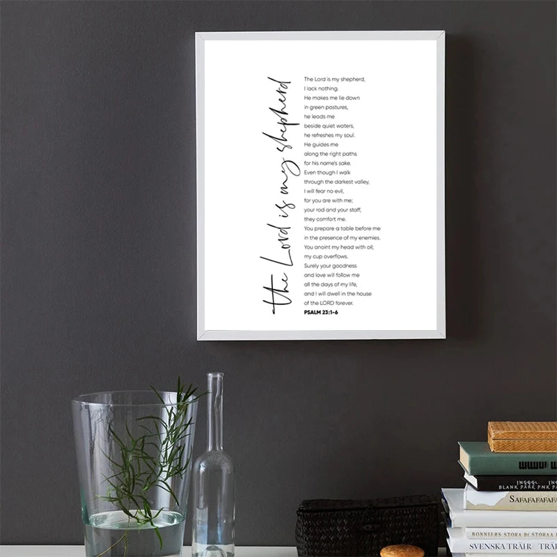 Psalm 23 Canvas Print
