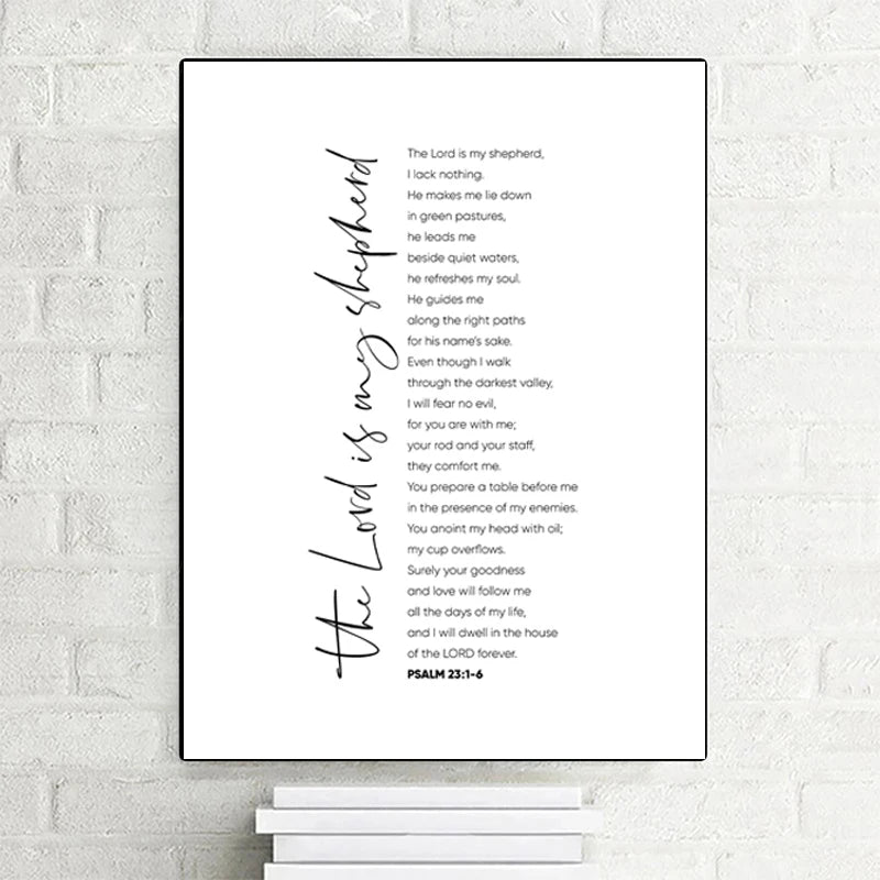 Psalm 23 Canvas Print