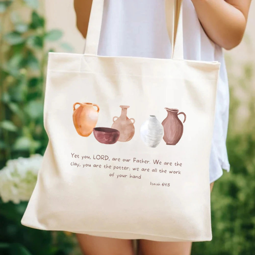 We Are The Clay Canvas Tote