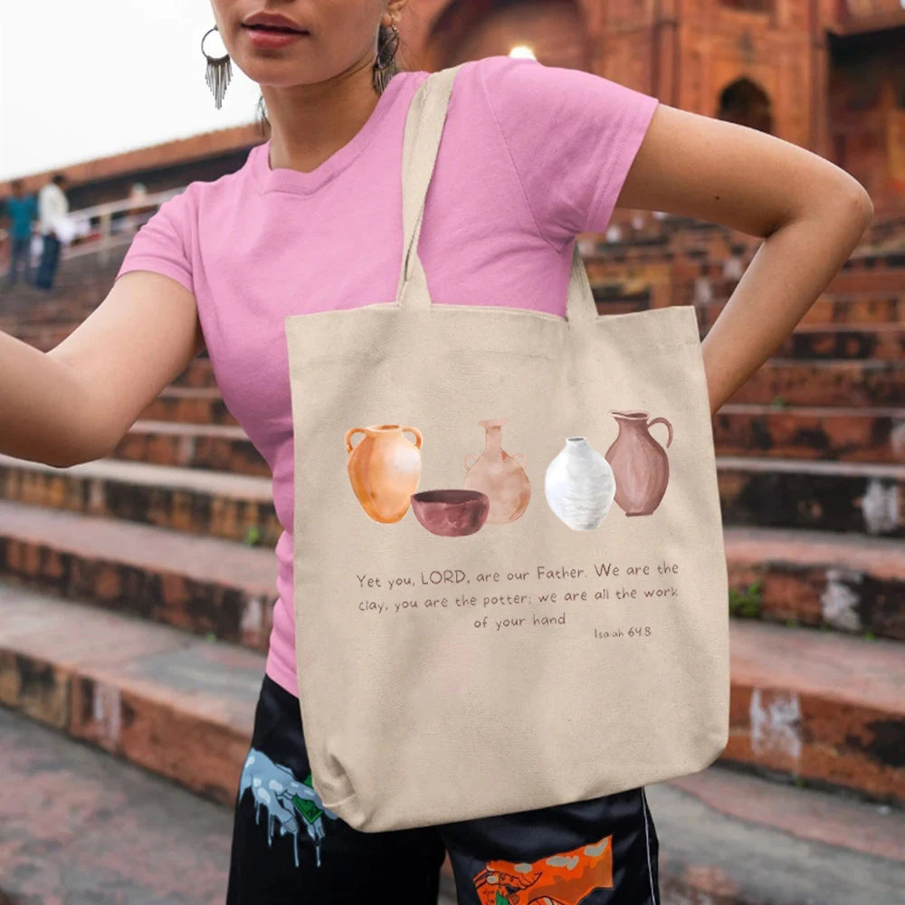We Are The Clay Canvas Tote