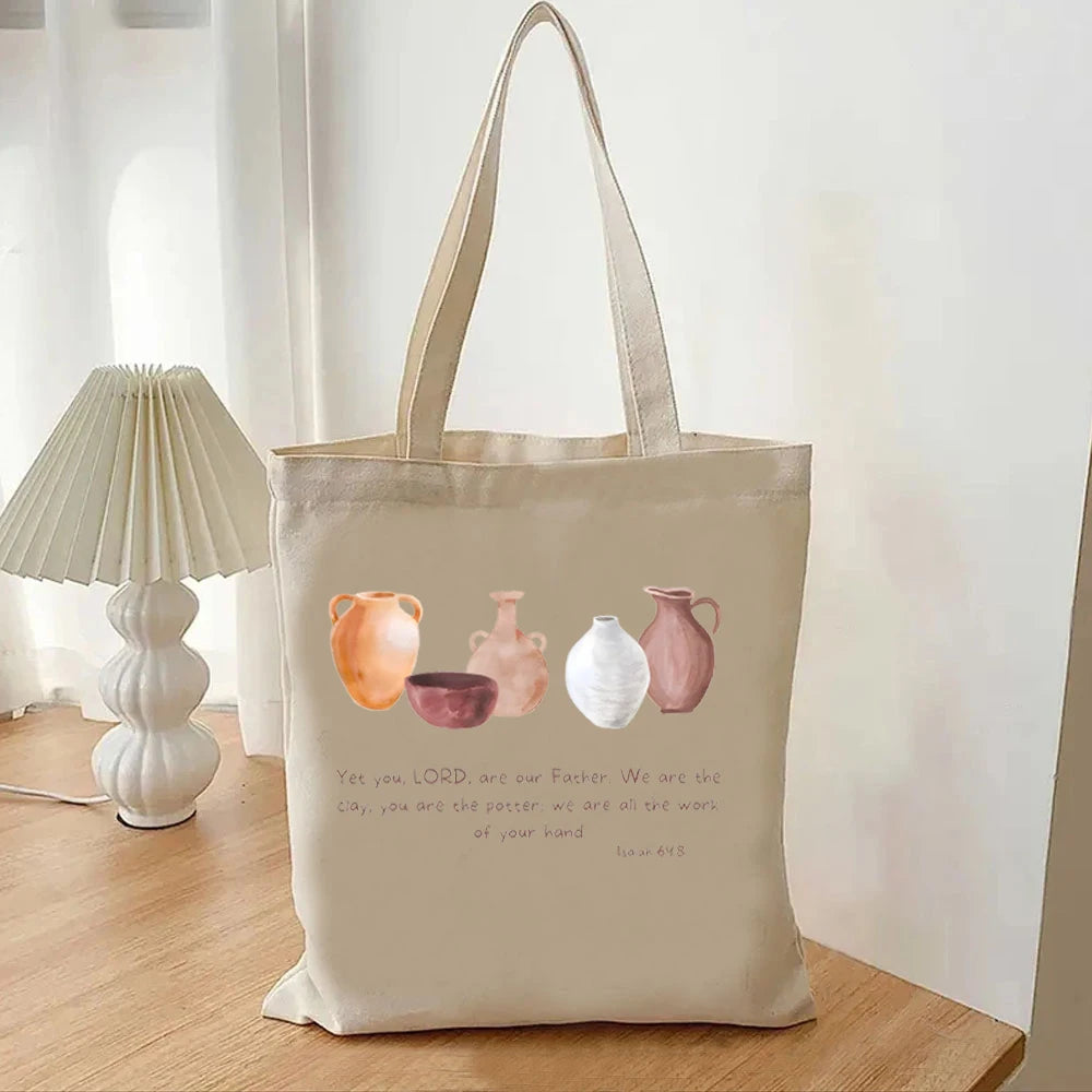 We Are The Clay Canvas Tote
