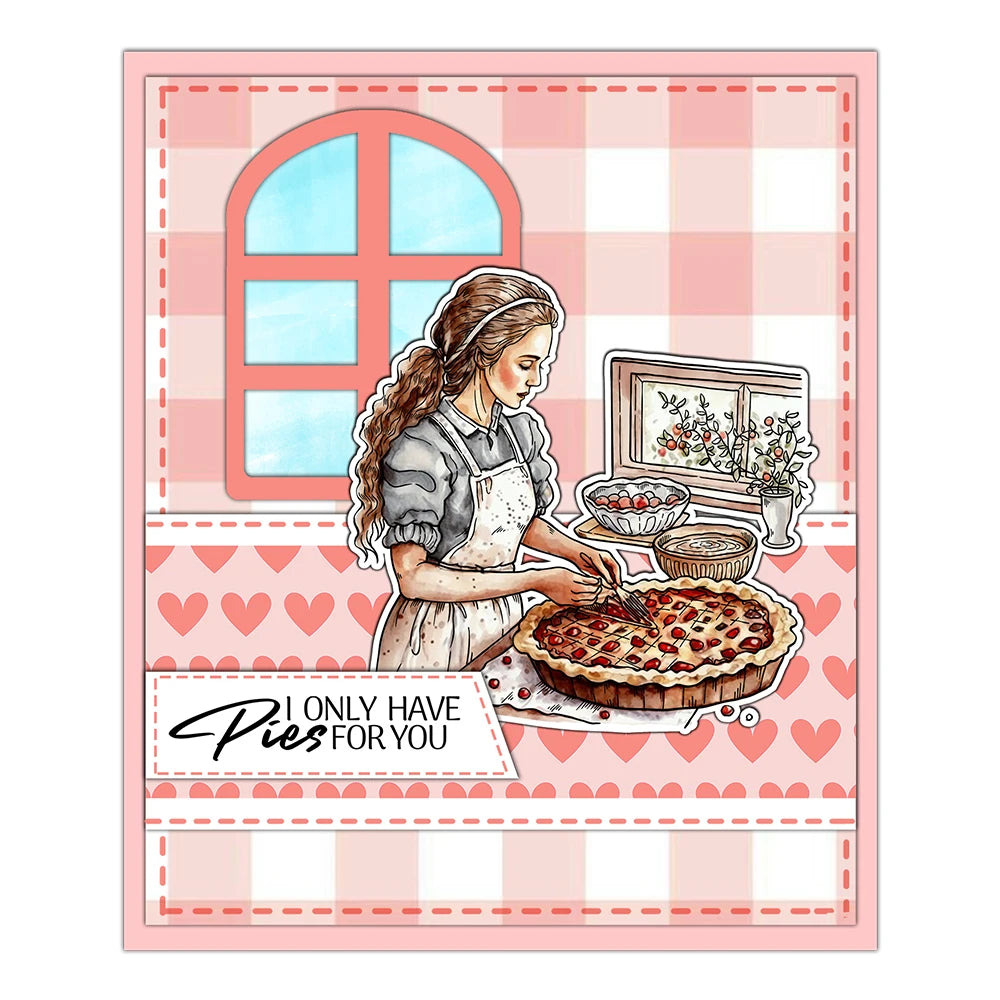 Baked With Love Stamp and Dies Set
