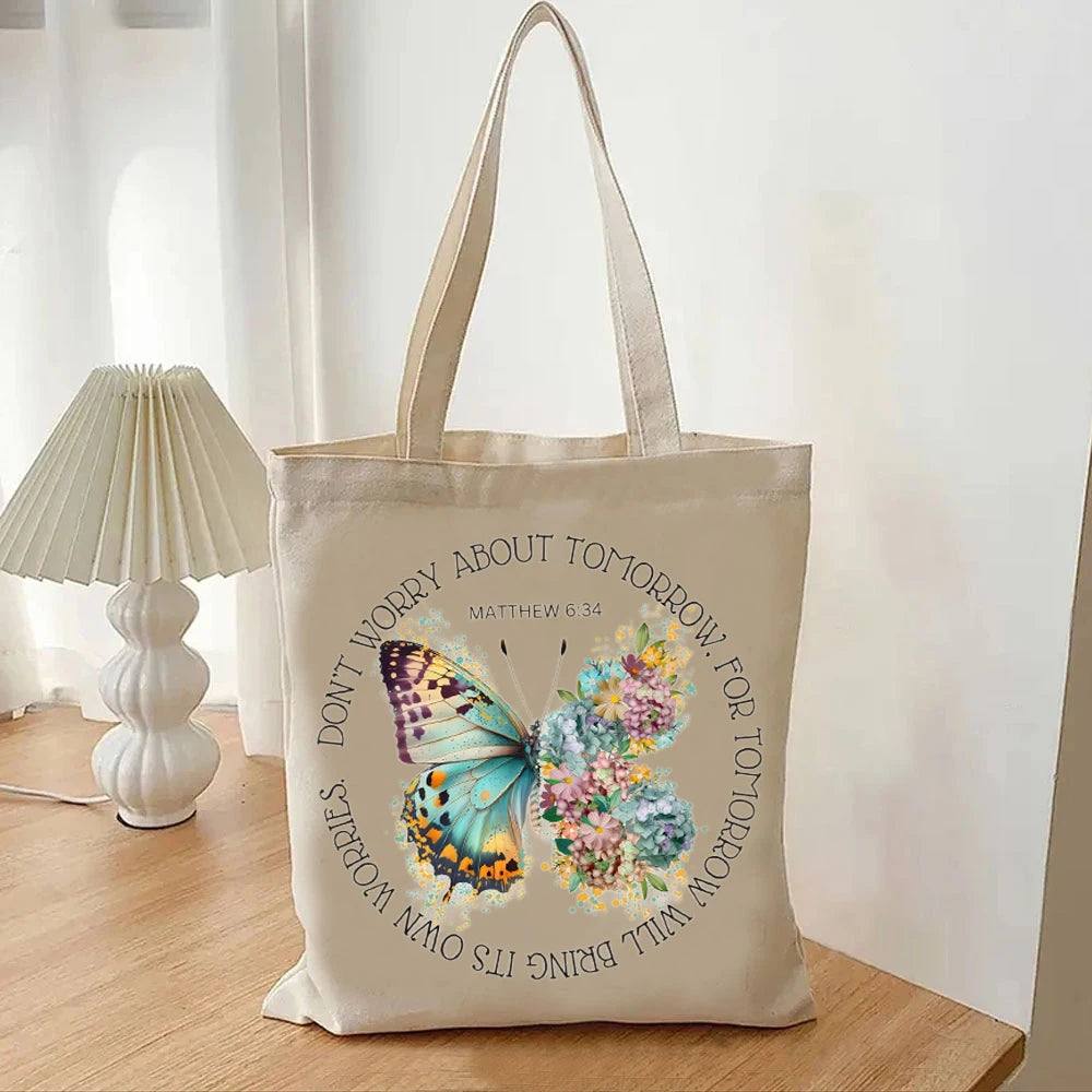 Don't Worry About Tomorrow Canvas Tote