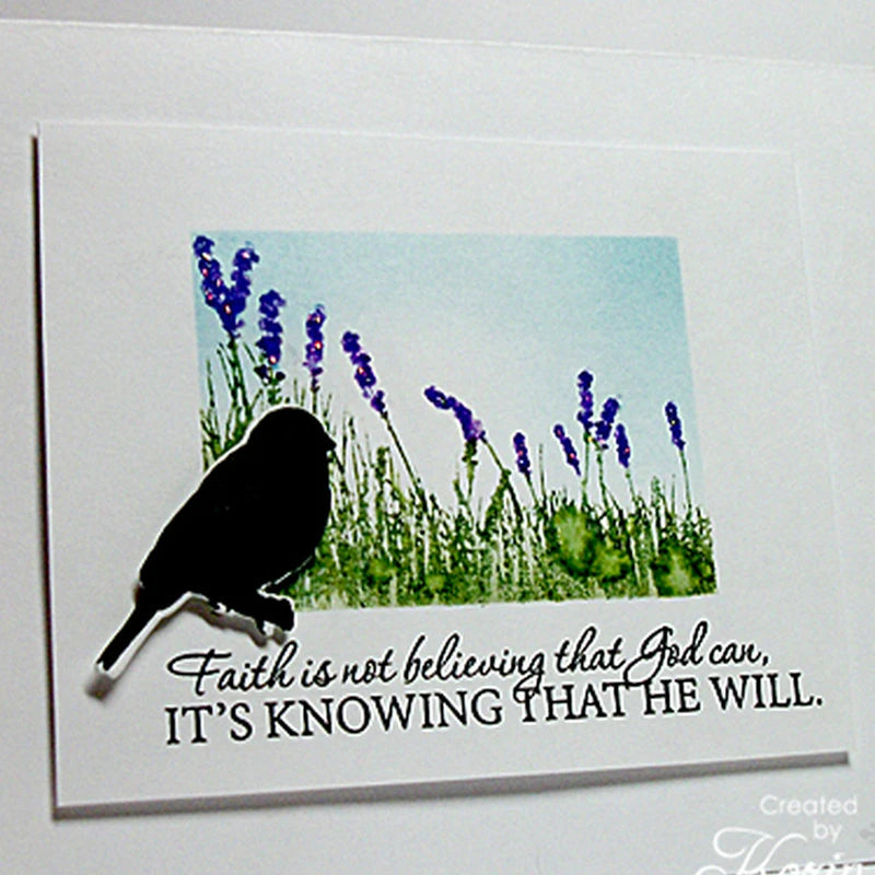 Be Encouraged Transparent Silicone Stamp