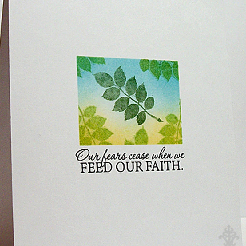 Be Encouraged Transparent Silicone Stamp