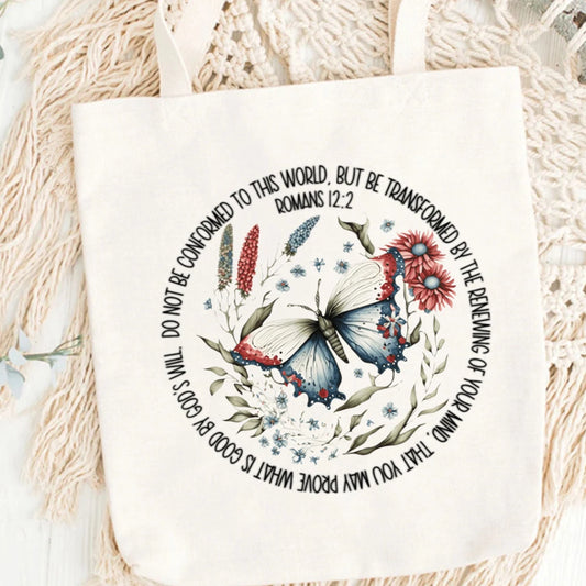 Romans 2:12 Canvas Tote