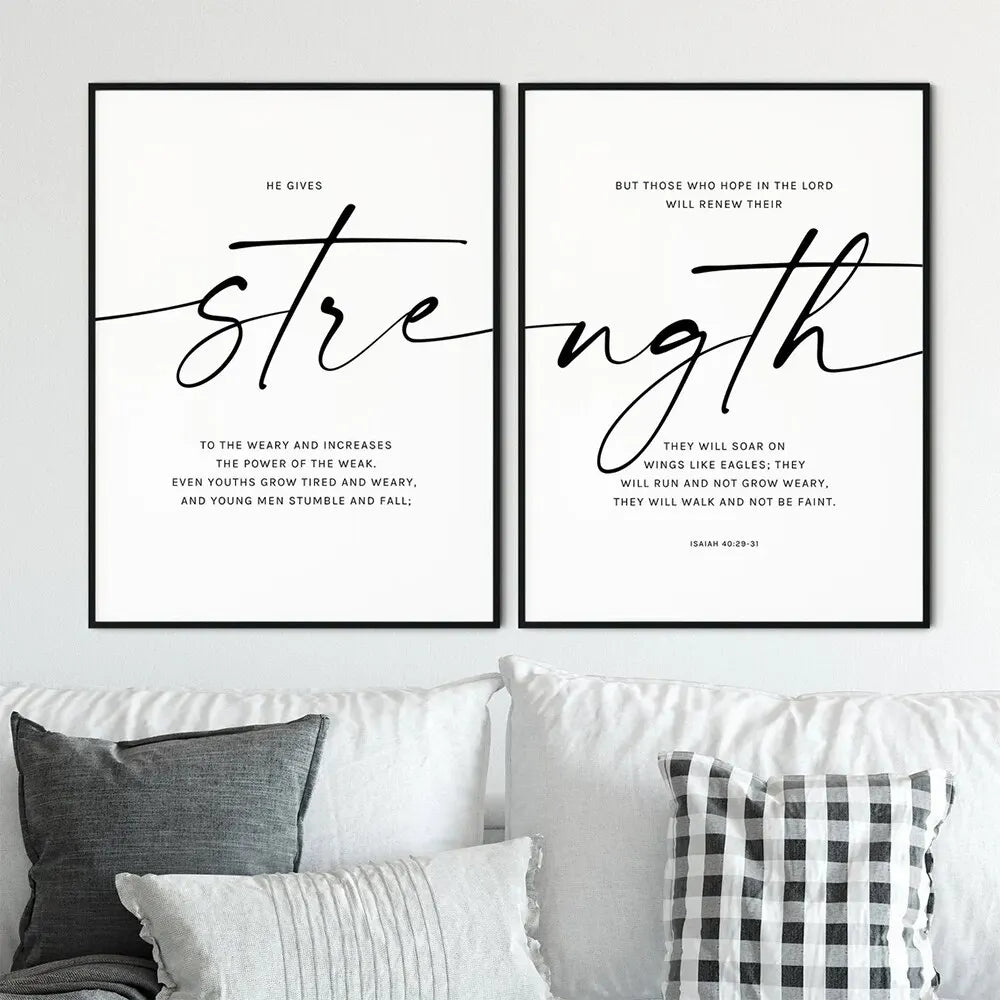 Isaiah 40:29-31 Canvas Print