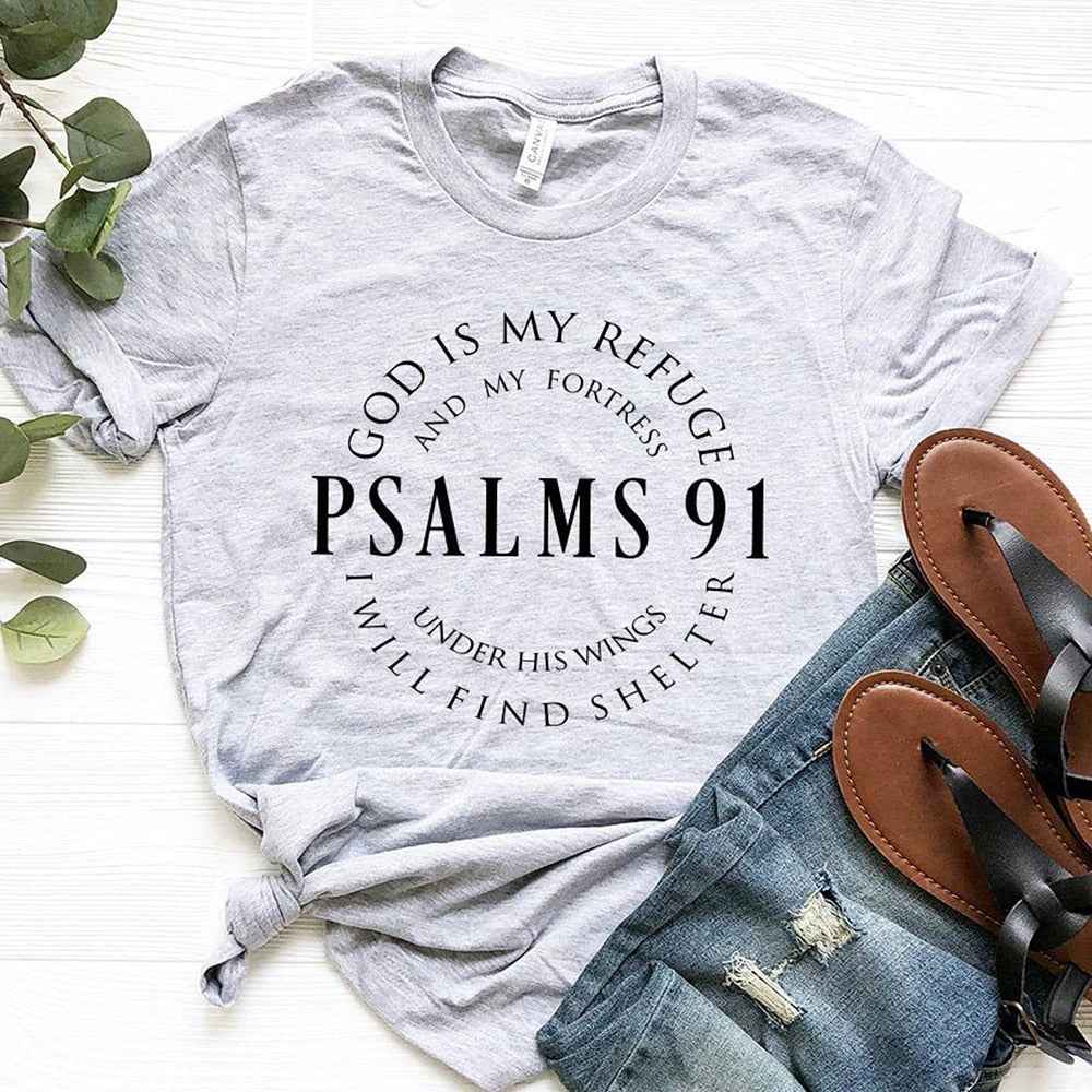 Psalms 91 T-Shirt