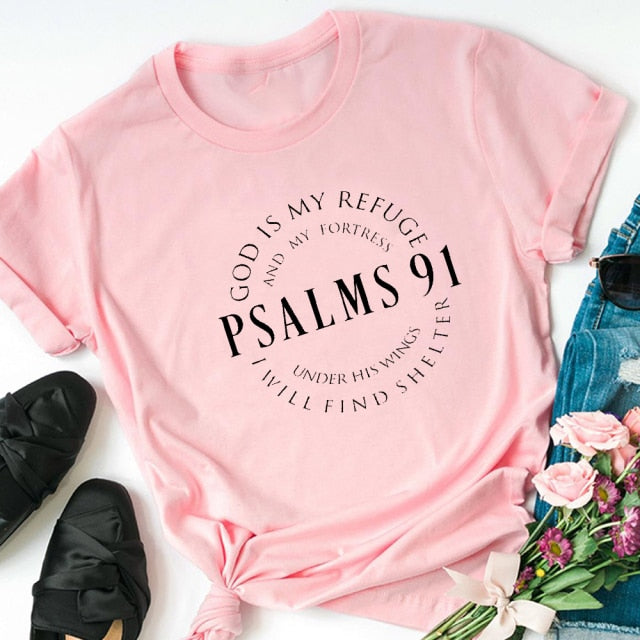 Psalms 91 T-Shirt